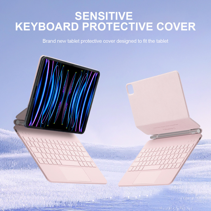 Suitable for iPad Air11 Magnetic Suspension Color Magic Pro Integrated Keyboard 110Th Generation Touch Backlit M4 Case