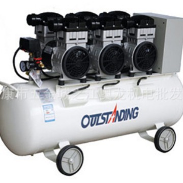 奥突斯1100X3-100L静音无油空压机 空气压缩气泵3.3KW