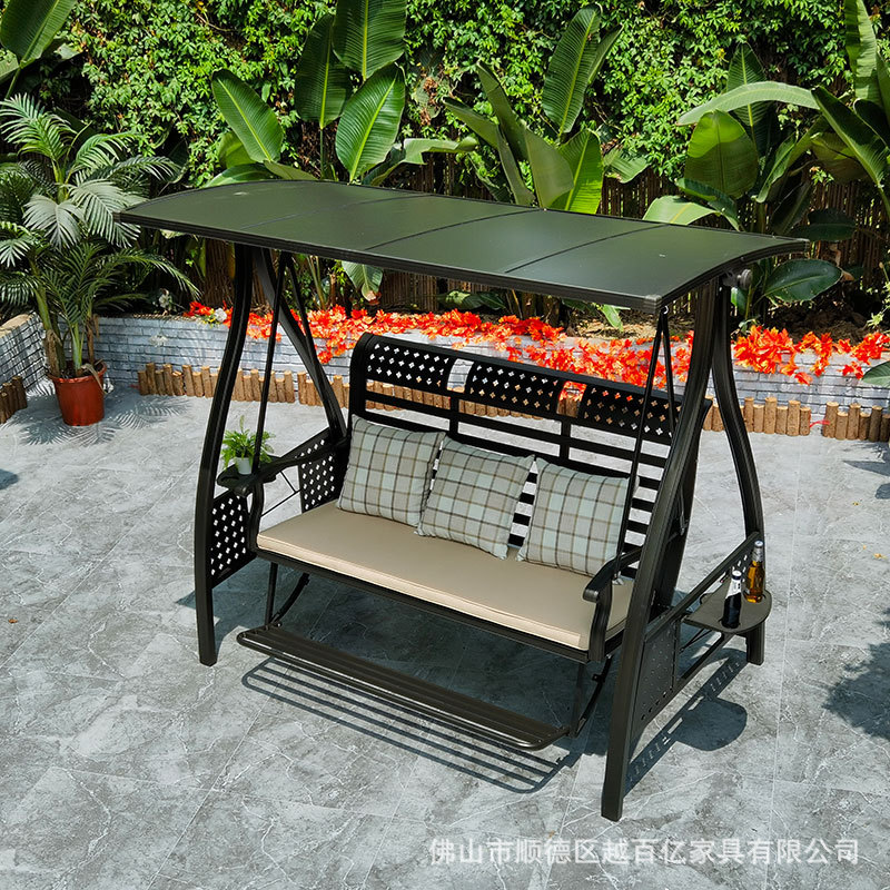 Silla colgante para exteriores, silla colgante para patio, silla colgante tipo cesta para balcón, silla colgante de metal moderna de aleación de aluminio para interiores.