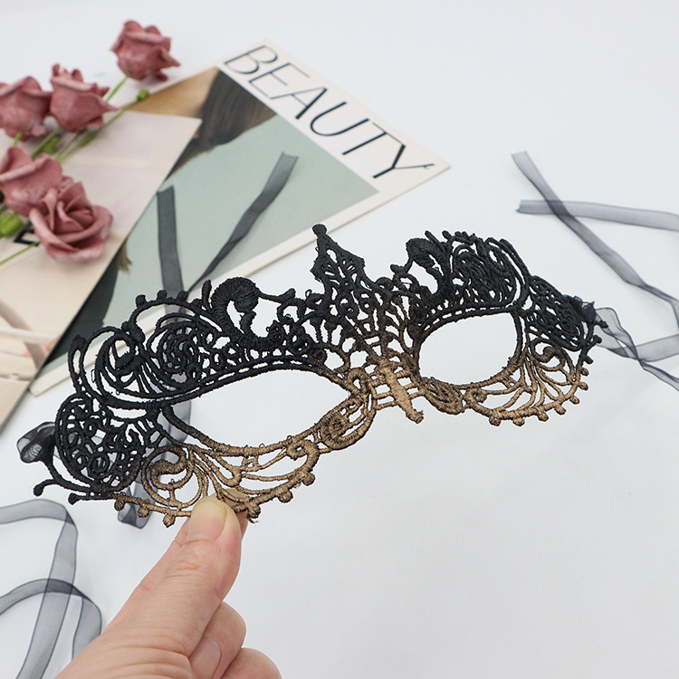 Transfronterizo exclusivo para baile de máscaras nuevas máscaras de damas carnaval máscaras de mitad de cara props de Halloween