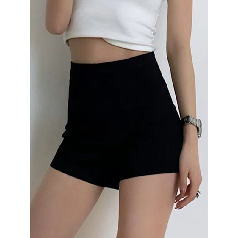Black Sexy High Waist Design Sense Suit Shorts Women's 2024 Early Autumn Slimming High-end Sense A- word Hot Pants Black Sexy High Waist Design Sense Suit Shorts Women's 2024 Early Autumn Slimming High-end Sense A- word Hot Pants