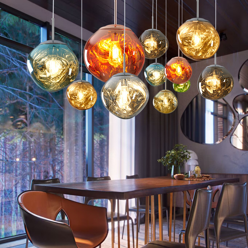 Cross-Border Post-Modern Lava Chandelier Creative Clothing Store Cafe Bar Lamp Nordic Living Room and Restaurant Single-Head Chandelier