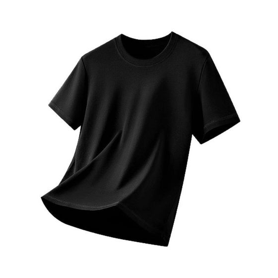 Three-proof T-shirt genuine goods White T Heavy Cotton Summer Men's Craft Short-sleeved T-shirt Waterproof and Oil-proof White Small T-shirt for Women