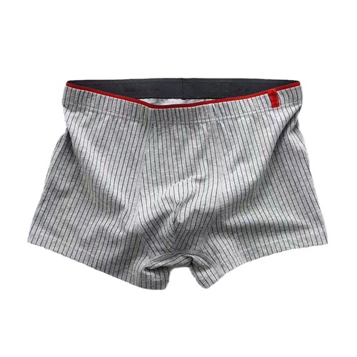 Men's underwear, men's pure cotton boxer briefs, breathable large size mid-waist boxer briefs, high-end pants for boys, men's pants