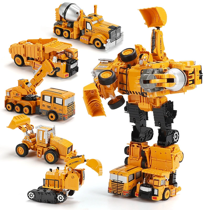 Transformer, металлический робот, игрушечная машина для мальчиков, комбинированный транспорт, Кинг-Конг