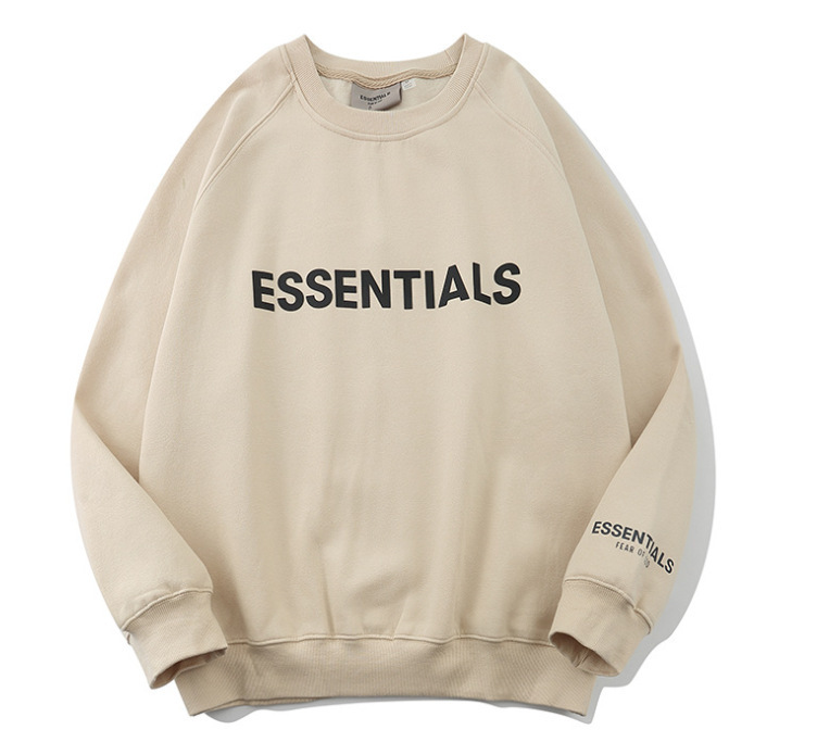 クロスボーダーfear of god fog essentials潮牌衛衣oversizeカップル綿パーカー|undefined