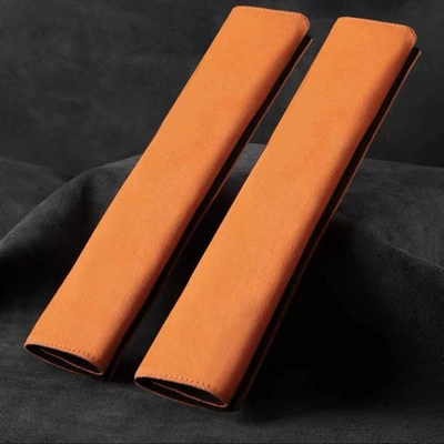 Belt Covers, Seat belt shoulder pad - orange-universal-mark-2-pieces