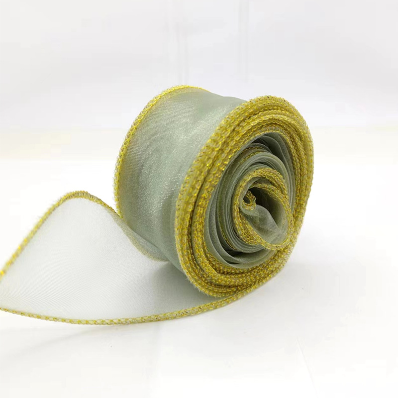 Kit de material para ramos de hilo de cola de pez de 4 cm con lazo de cinta de hilo ondulado, accesorio para el cabello con horquilla DIY, cinta decorativa, empaque simple.