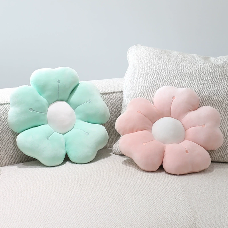 Подушка-цветок в стиле ins для офиса, дивана-кровати, автомобиля, татами, с лепестками, удобная подушка для дома и путешествий