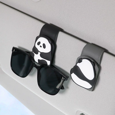 Cartoon Sunglasses Card Clip, Car Glasses Clip/Bill Clip
