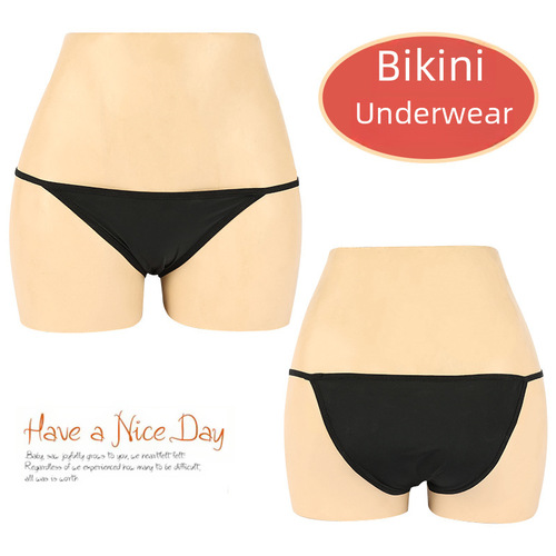 Bikini Leggings Women's Anti-Lighting Notice Safety Panties Invisible Comfortable Solid Color Triangle Leggings