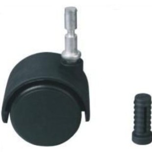 Spot sales of various specifications of plastic roller covers for 16 in charge 19 in charge of storage rack storage rack universal wheel