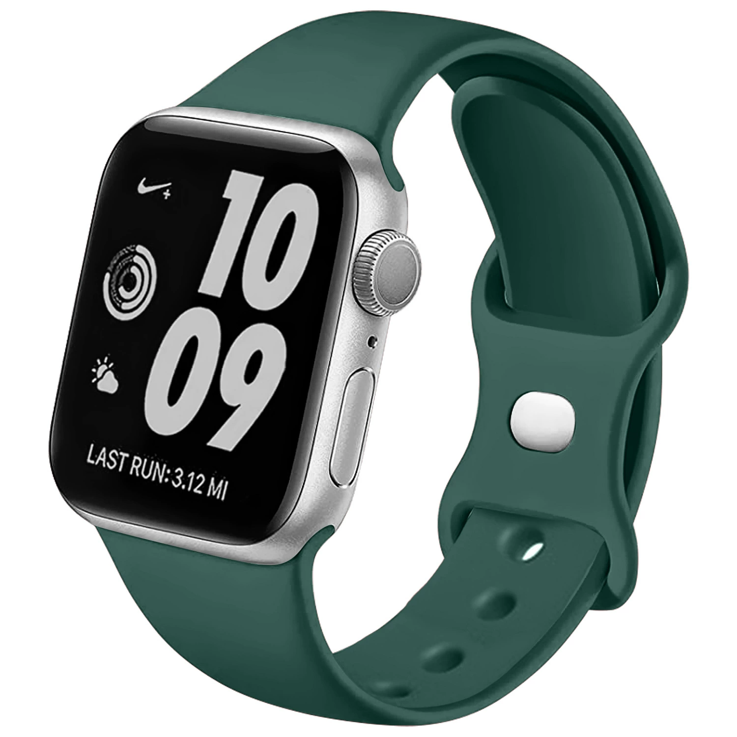 Совместимый кожаный ремешок для Apple iWatch силиконовый ремешок monochrome Applewatch ремешок восьмизначный замок
