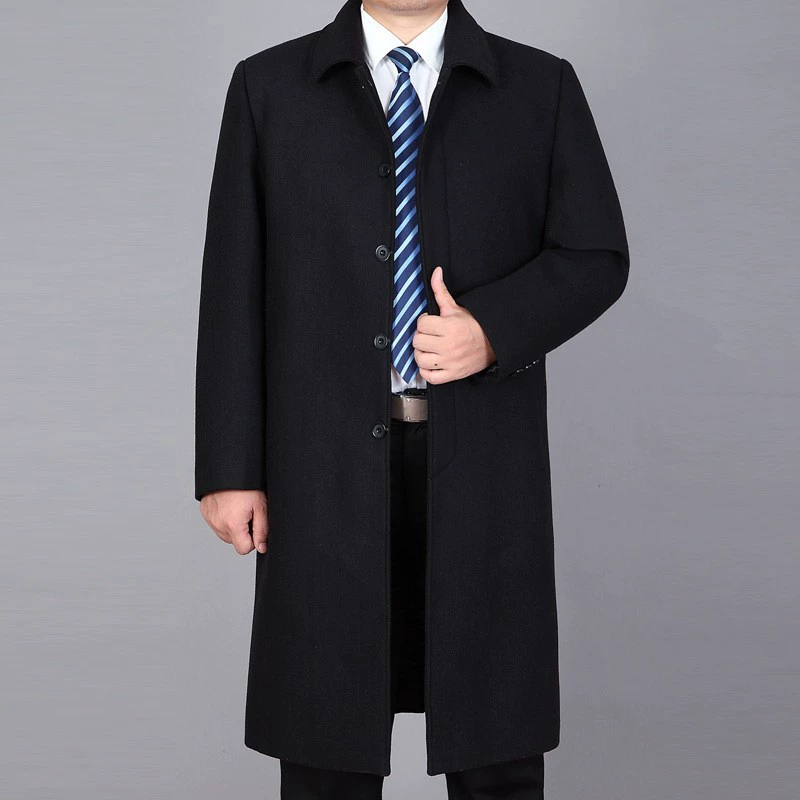Осеннее шерстяное пальто, trench coat