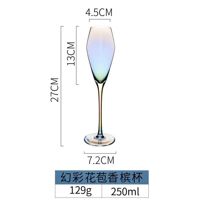 Copa de brotes de flores de colores mágicos