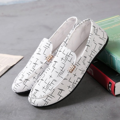 Men's Casual Slip-On Canvas Shoes, Versatile Men's Cotton Shoes, Youth Bead Shoes