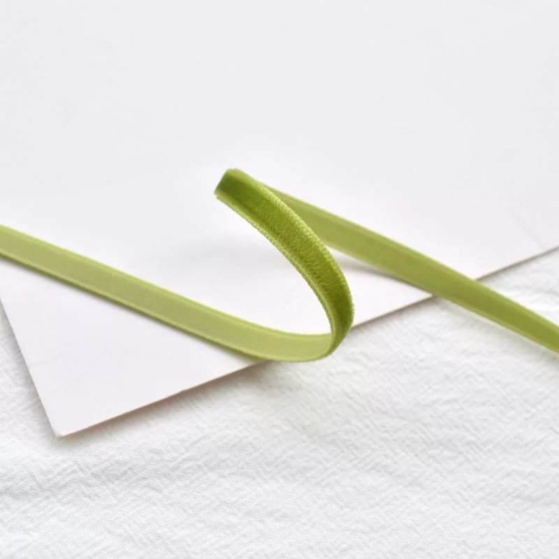 Gran bandeja de un solo lado de cinta de terciopelo cinta de terciopelo para el cabello arco DIY flores regalos accesorios de ropa