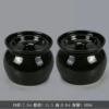 Two black 400 ml earthen jars---no need for slow hands