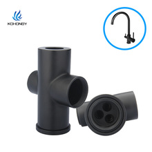 不锈钢水龙头净水壳体三水道主体304不锈钢冷热净水配件卫浴配件