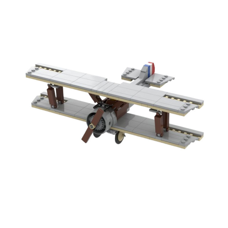 Biplane Small Particle Building Block Model Diy Decoration Toy_voghion.com