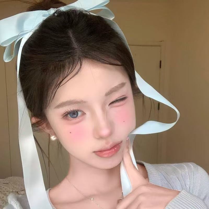 5382 엑스트라 롱롭 래빗 더블 레이어 스프링 클립-(블루 1+핑크 1)