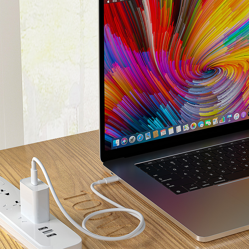 Tipo-c W MacBook cable de datos PD carga rápida adecuado para portátil Apple 15 tableta 6a Android teléfono móvil