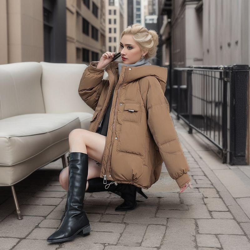 Women's Padded Jacket Winter Coat Thickened Cotton Short Jacket_voghion.com