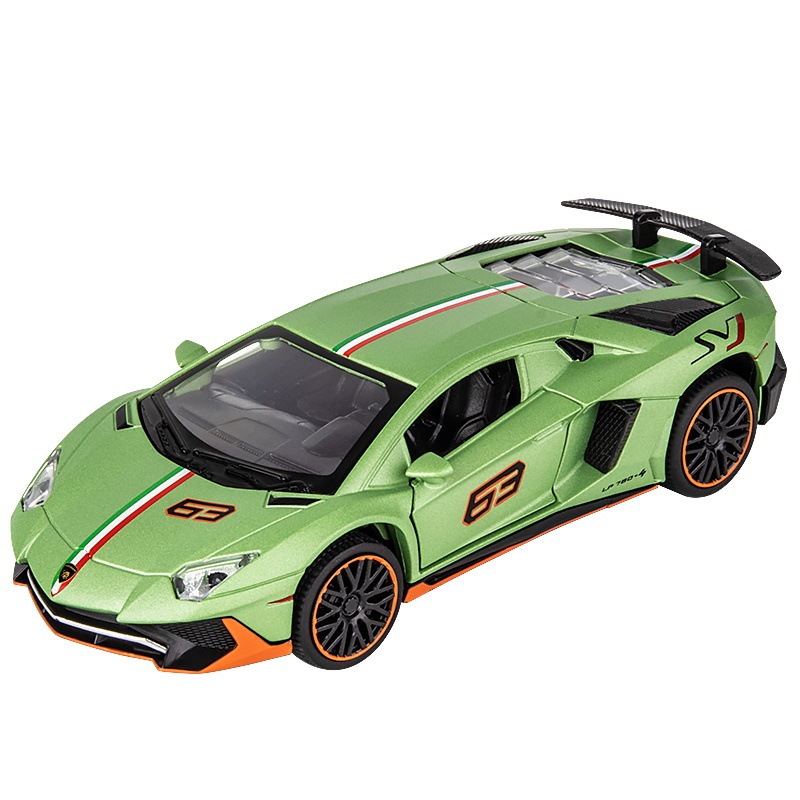 合金車モデル 1:32 ランボルギーニ lp780 おもちゃフルメタル壊れない音と光子供のギフト装飾品|undefined