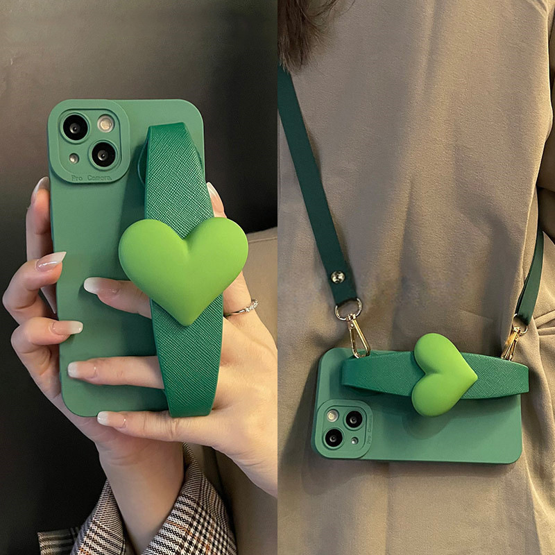 Suitable for Apple 15 Ultra Phone Case with Crossbody Strap, 13 Protective Case with Lanyard, 11 Wrist Strap, 17 Pro Women's Heart Wristband Suitable for Apple 15 Ultra Phone Case with Crossbody Strap, 13 Protective Case with Lanyard, 11 Wrist Strap, 17 Pro Women's Heart Wristband