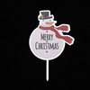 Christmas acrylic decorations, city style, halloween