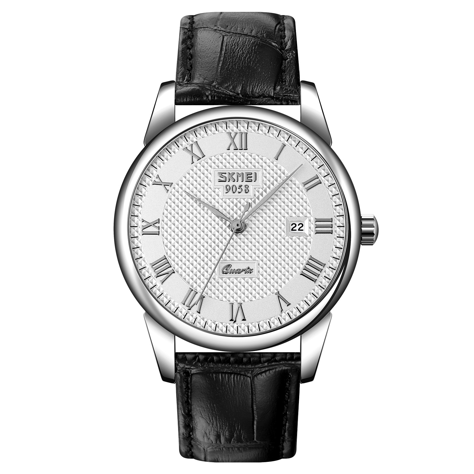 Silver Shell Black Belt White Face (hombre)