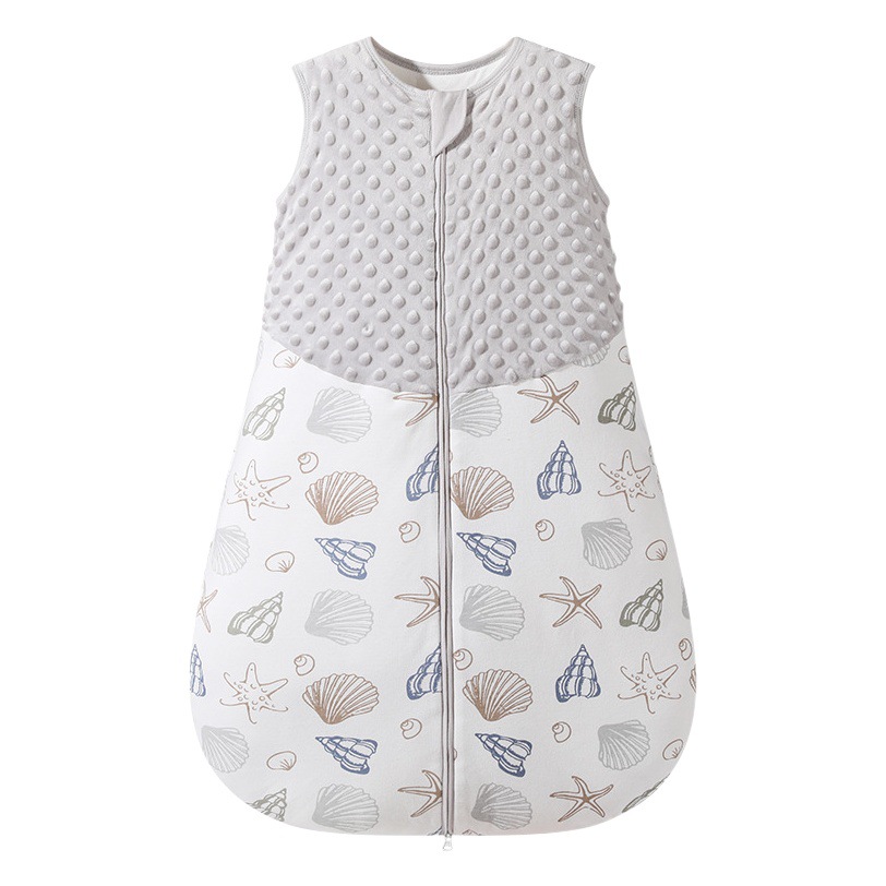 Cross-Border Amazon Spring and Autumn Baby Anti-Kick Quilt Pure Cotton Newborn Products Vest-Style Integrated Baby Sleeping Bag Multi-Color