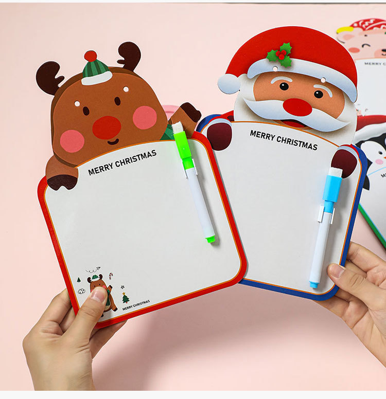 Christmas Gift Early Childhood Education Double-sided Writing Graffiti Drawing Board Erasable Drawing Board Primary School Student Diy Writing Board display picture 3