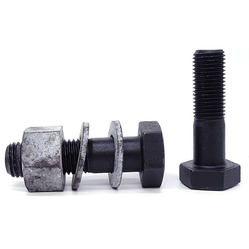 Wholesale of 10.9-second blackened hexagonal head connecting screws for steel structure high-strengt