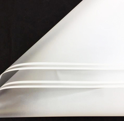 Nuevo producto Paquete degradado Papel de flores Papel de Milán de doble línea Papel de lijado mate de viento ins Floristería al por mayor Papel de embalaje de flores