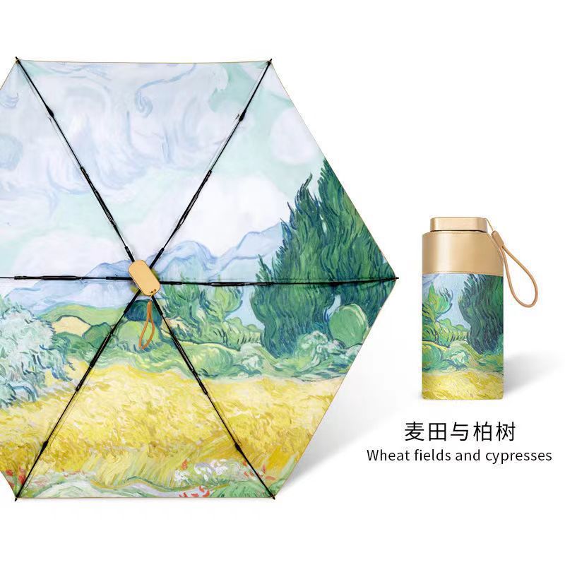 밀밭과 편백나무