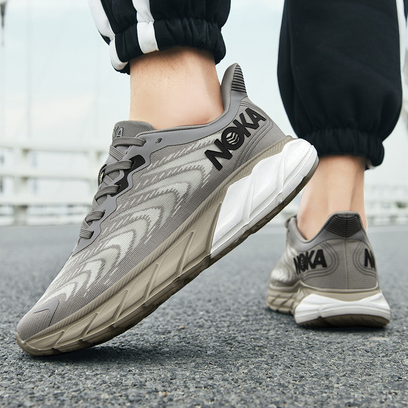 2025 nueva tendencia de moda transfronteriza al aire libre amortiguación ejercicio matutino sprint correr zapatos de moda zapatos ligeros y transpirables para caminar