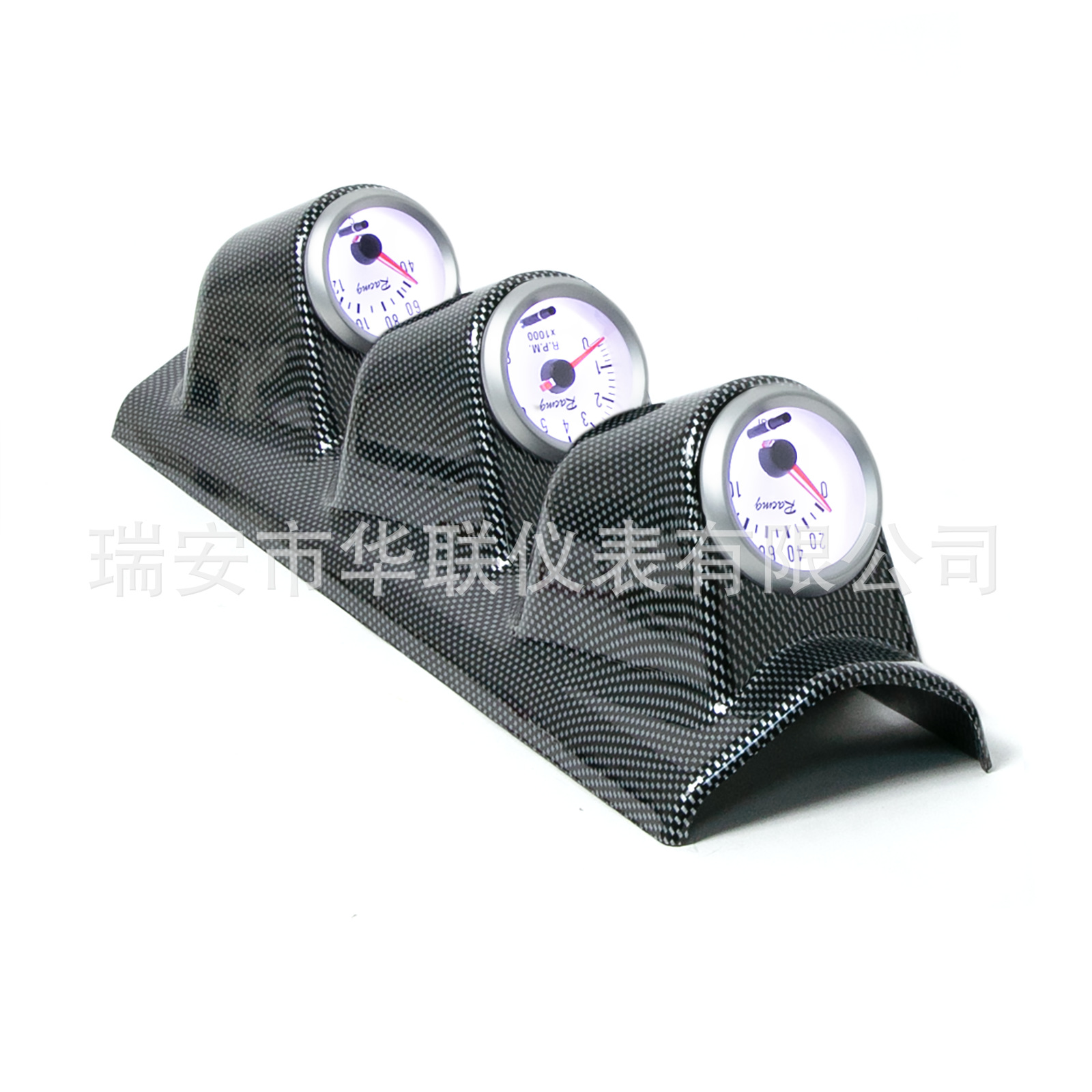 3-in-1 7 Colors, Qìchē automobile instrument - voltage-rpm-water-temp-combination-3-left-hand-drive-gauge-bracket