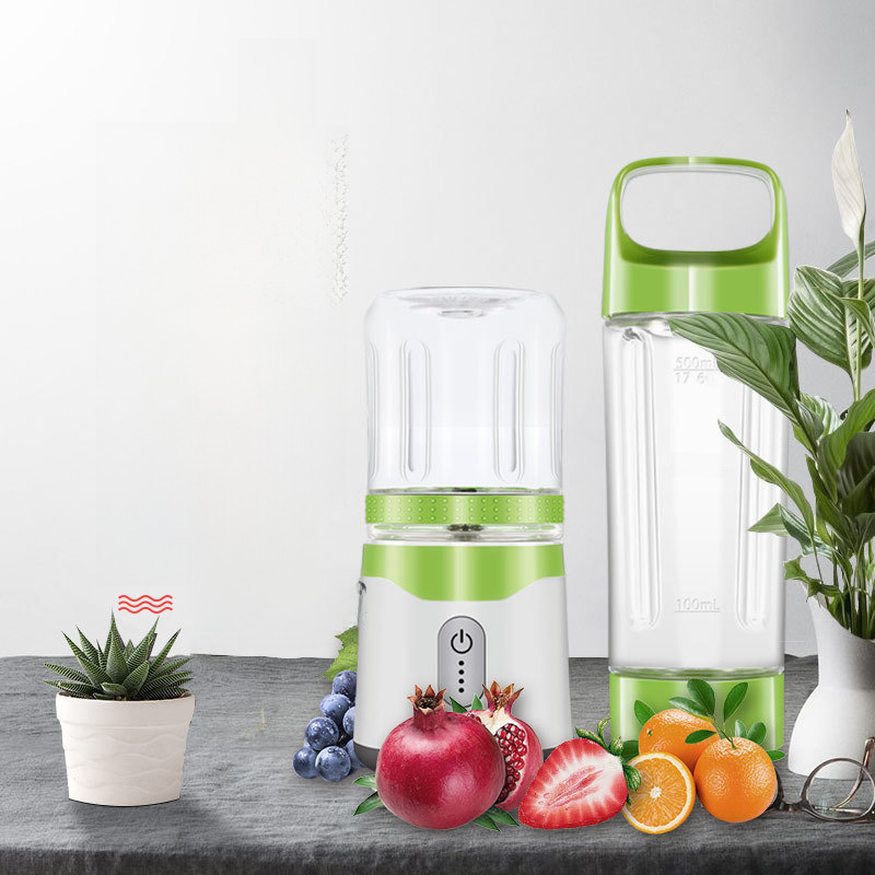 便携式USB充电榨汁机迷你电动双杯榨汁杯礼品类户外果汁机水果汁