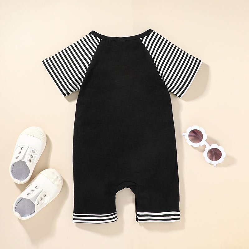 Korean Letter Printing Baby One-piece Children's Clothes Wholesale Nihaojewelry display picture 2