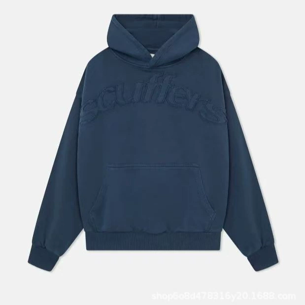 Молодежная толстовка E258 с капюшоном, новый стиль, свободная, удобная, однотонная, с надписью, для повседневной носки и поездок на работу, для подростков