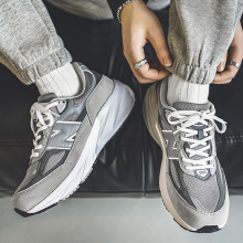 New Bailun Cool Run Retro Men's Shoes Thick Sole 990V6 Sports Shoes Trendy Versatile Sports Shoes