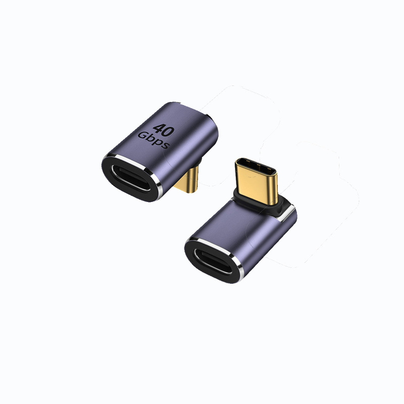Type cアダプタusb 3.1アダプタ雷インターフェイス磁気プラグ公転母延長エルボ|undefined