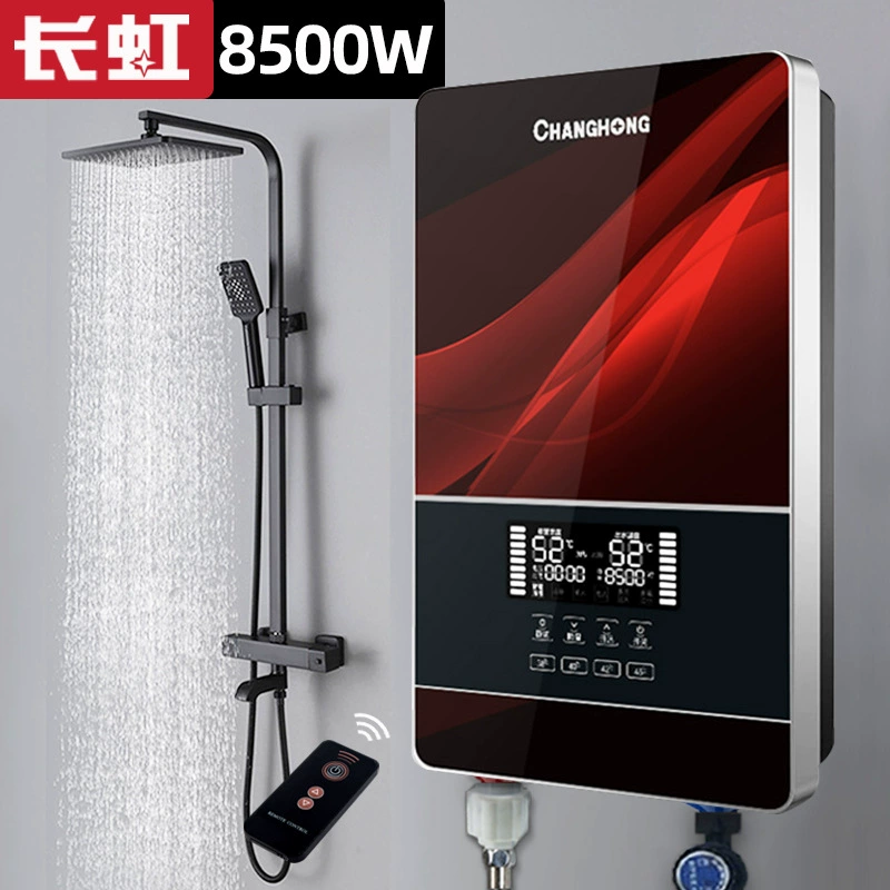 Changhong 8500W мгновенный электрический водонагреватель для купания, душ для купания, нагреватель с быстрой температурой инвертора и экономия энергии
