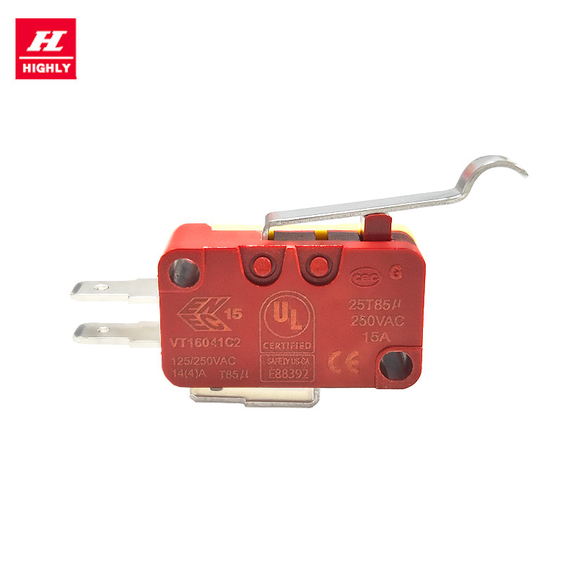 HIGHLY海立VT16041C2防水微动开关模拟滚轮杆型原装现货15A250VAC