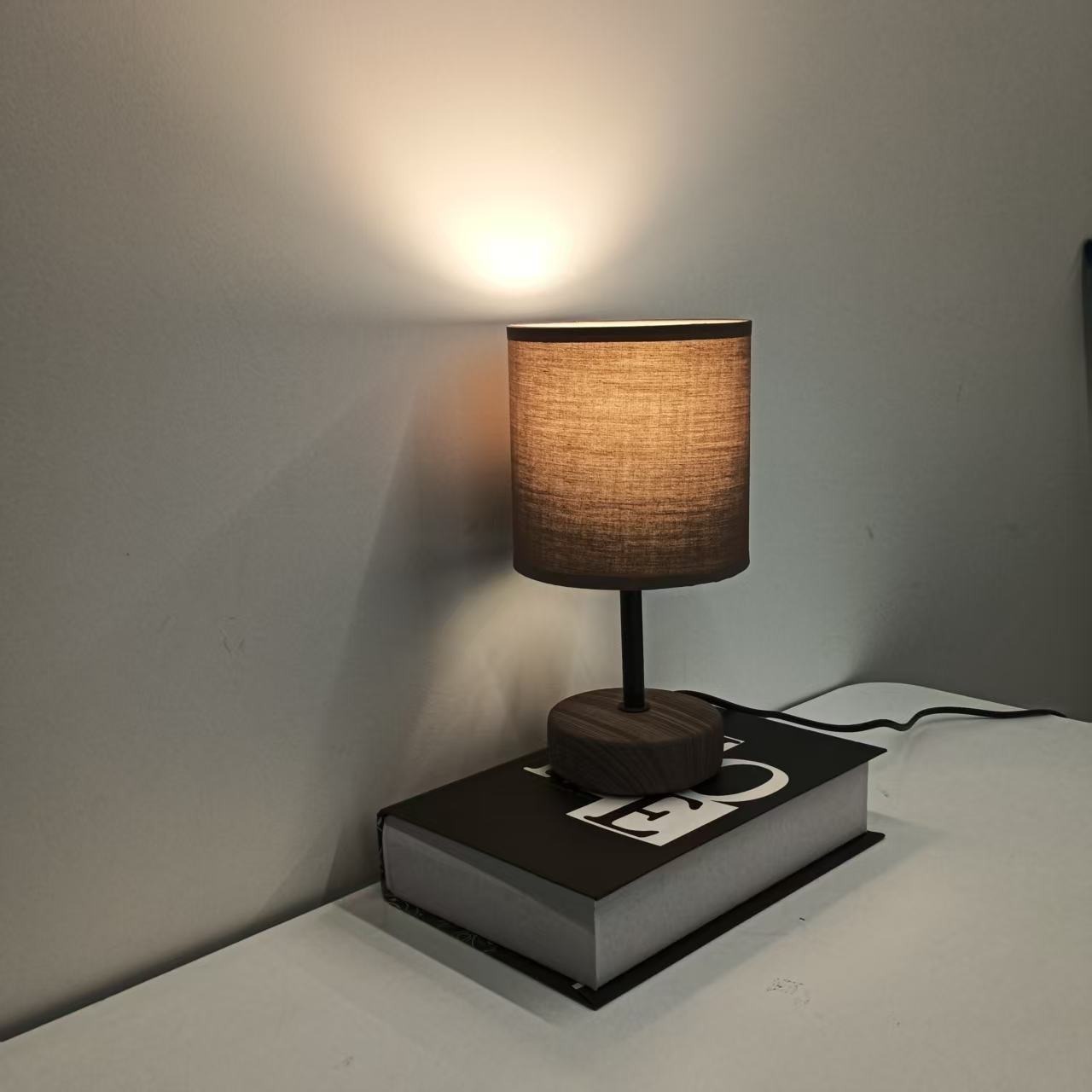 Fabric Cross-Border Creative Table Lamp Decoration Study Night Light Bedroom Sleep Light Children's Plug-In Night Light