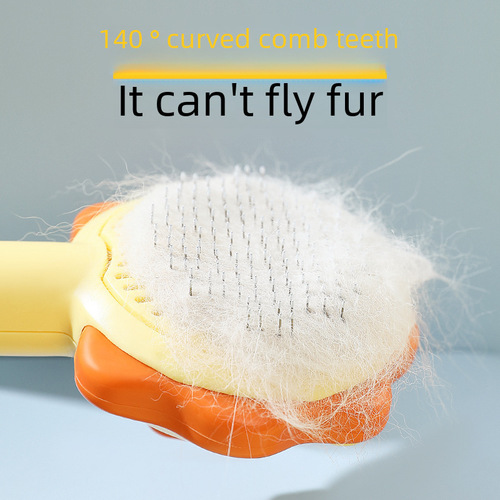New Sunflower Pet Hair Removal Knot Comb One-click Hair Removal Dog Grooming Brush Cat Hair Removal Comb