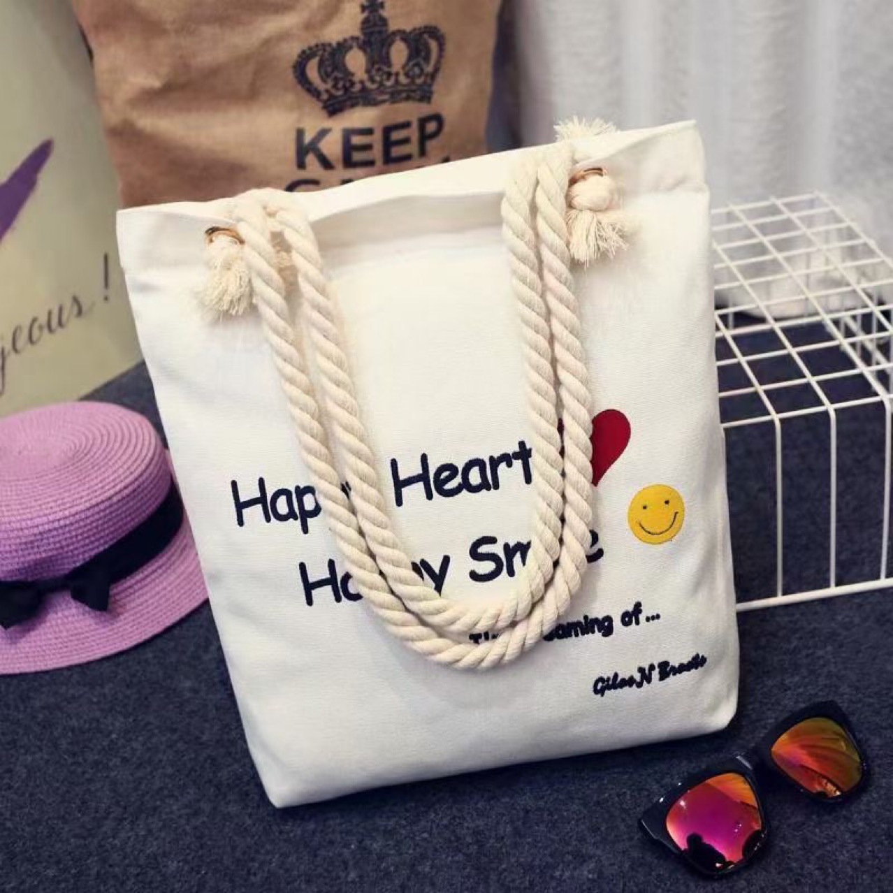 源头厂家帆布袋制定logo高端帆布手提袋环保收纳礼品大容量