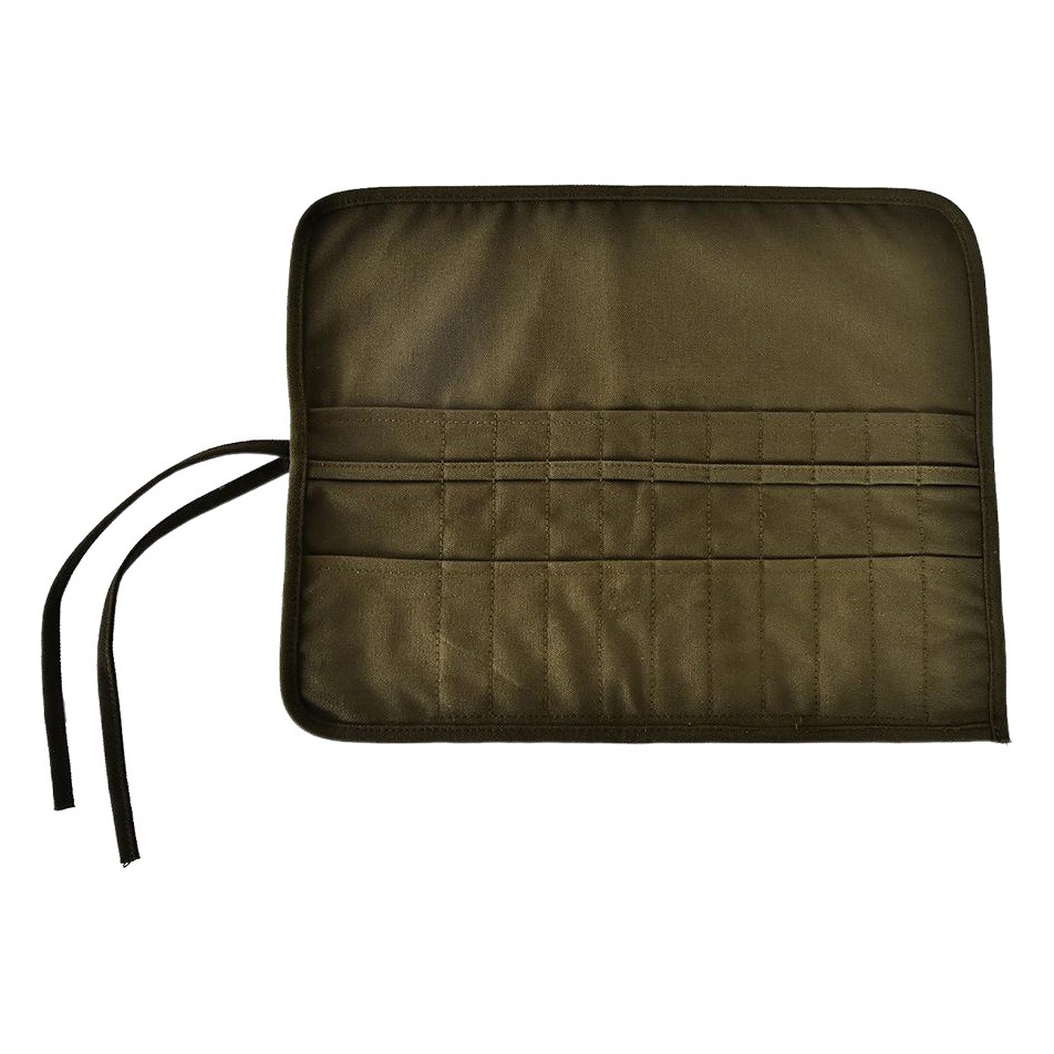 Nuevo lienzo resistente al desgaste bolso de la pluma gouache pluma acuarela aceite cepillo pluma cortina bolsa de escritura cepillo de maquillaje bolsa de almacenamiento