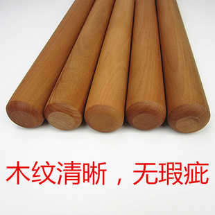 Pear wood rolling pin rolling pin solid wood rolling pin pressing pin large small size pin dumpling wrapper round full